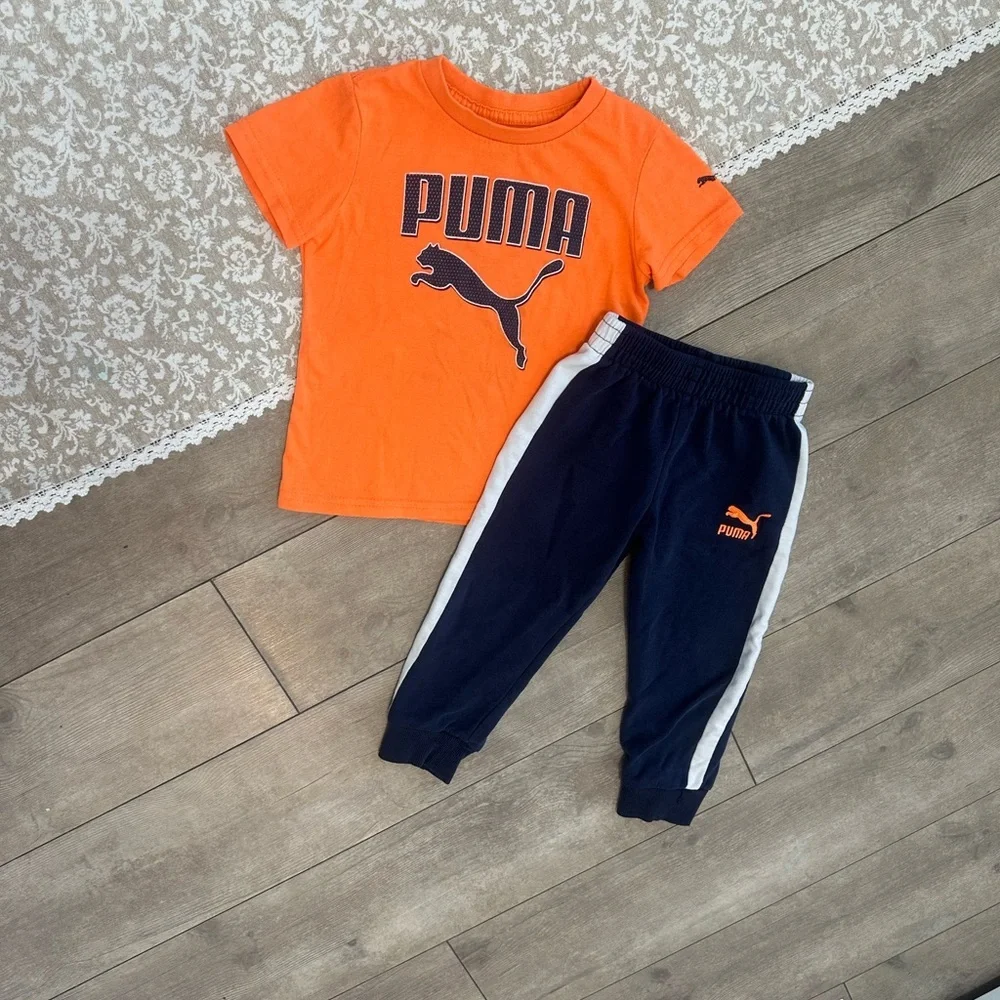 Puma Vibrant Orange Tee - Picture 5 of 16